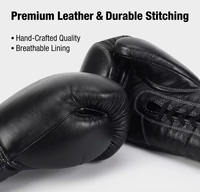 Gants de boxe en cuir avec logo personnalisé, couleur au choix, écologiques, imperméables, professionnels, pour l'entraînement, unisexes, durables