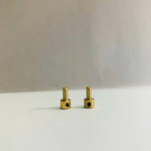 Custom Precision Brass Shaft CNC Machined <b>Stepped</b> Copper Shaft Industrial <b>Machinery</b> Components Export Supply - Product Image 5