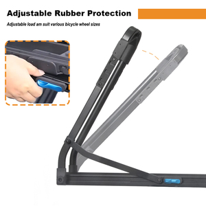 Portabici da Tetto in Lega di Alluminio e Ferro, Portapacchi per Auto, Supporto per Una Bicicletta fino a 20 kg - Product Image 5