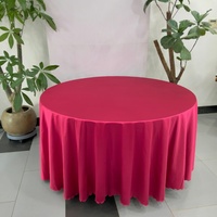 Nappe ronde en satin personnalisée, nappe brillante pour mariage, banquet, hôtel, décoration d'événements