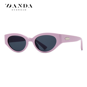 Danda Cat Eye Sunglasses Purple Frame Pc Lens Uv400 Protection Women Summer Style - Product Image 5
