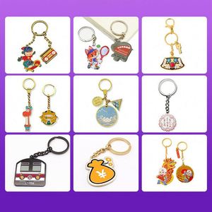 Wholesale Imaiwill Brand Funny Rotating Metal Alloy Turntable <b>Keychain</b> Customizable Factory Design Soft Enamel Finish Promotion - Product Image 4