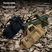 Sac de rangement pour piquets de camping, sac à outils pliable imperméable en Oxford 900D pour piquets de tente, hamac et accessoires de auvent