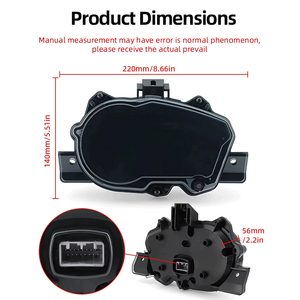 Digital Motorcycle Speedometer Odometer for Yamaha Sniper 150 V1 Y15 Y15Z Philippines <b>Modified</b> Instrument - Product Image 2