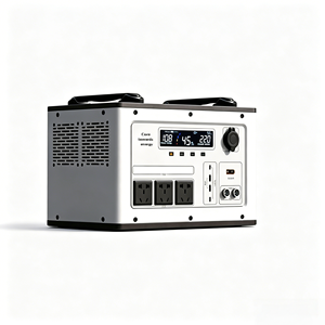 Station solaire portable pour camping extérieur, batterie LiFePO4 1000Wh 15KWh, onduleur à onde sinusoïdale pure, démarreur de secours solaire, alimentation de secours d'urgence - Product Image 1