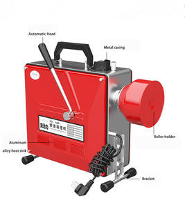 Machine de nettoyage de canalisations pour toilettes, outil de débouchage de tuyaux, machine de dragage d'égouts, nettoyeur haute performance pour drains - Product Image 3