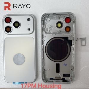 <span class=keywords><strong>Cover</strong></span> Posteriori OEM RAYO per iPhone 16, 16 Plus, 16 Pro Max, 17, 17 Pro MAX, Scocca Posteriore per <span class=keywords><strong>Apple</strong></span> con Vano Batteria - Product Image 1