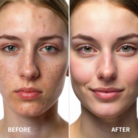 Marque privée en gros en vrac naturel doux pomme visage rafraîchissant hydratant rougeurs apaisant tonique pour une peau éclatante