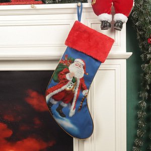 Chaussettes <span class=keywords><strong>de</strong></span> Noël faites à la main avec motif <span class=keywords><strong>casse</strong></span>-<span class=keywords><strong>noisette</strong></span>, grand sac à bonbons, pendentif, cadeaux pour enfants, décoration <span class=keywords><strong>de</strong></span> la maison, chaussettes <span class=keywords><strong>de</strong></span> Noël - Product Image 4