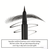 Stylo à sourcils liquide longue tenue imperméable Lilywild OEM, ultra fin, service de correspondance de couleur personnalisé, Pantone No. Couleur exclusive de la marque