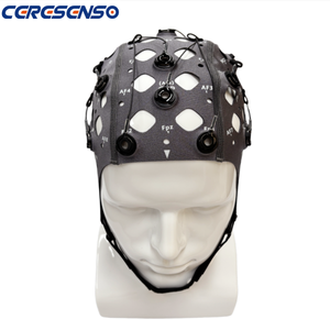CéréSenso – Casque TDCS <span class=keywords><strong>EEG</strong></span> modulaire 74 canaux avec base annulaire détachable 12x6mm et fils de stimulation électrique pour la recherche en neuromodulation - Product Image 2