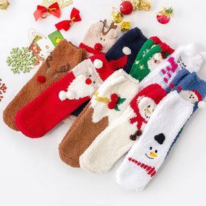 Calcetines de Coral de Alta Calidad al por Mayor, Calcetines Divertidos de Navidad, Calcetines Gruesos de Invierno - Product Image 3