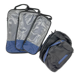 6 pezzi sacchetti di qualità imballaggio a compressione cubo organizzatori viaggio valigie porta porta oggetti ripiegabili resistente all'acqua <span class=keywords><strong>Organizer</strong></span> - Product Image 2