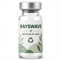 Etiqueta de Vial de PP Reciclado, Adhesivo Ecológico, Duradero e Impermeable para Envases Médicos de 3ml y 10ml