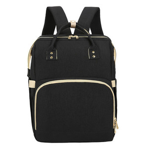 Venta caliente impermeable multifuncional bebé bolsas mochila de <span class=keywords><strong>mamá</strong></span> de personalizado bebé bolsa con cama - Product Image 6