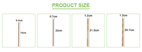 Pajitas de Madera Natural Ecológicas, Biodegradables y Desechables para Bebidas, Venta al Por Mayor