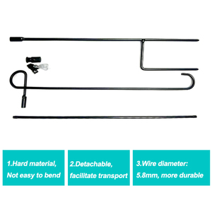 Soporte de bandera de jardín, mástil de 13,5 pulgadas de ancho, soporte de mástil de césped Premium con Clip de viento para jardín al aire libre - Product Image 4