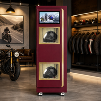 Máquina Expendedora Inteligente de Cascos con Pantalla Táctil y Doble Cámara de Limpieza para Tiendas de Motocicletas