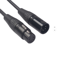Nouveau câble DMX en gros, câble de signal XLR mâle, fil de connexion pour instrument de musique