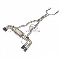 Système d'échappement Catback OEM Valvetronic en acier inoxydable pour BMW M550 M550i 4.4T G30 2017-2024, amélioration acoustique, ajustement direct