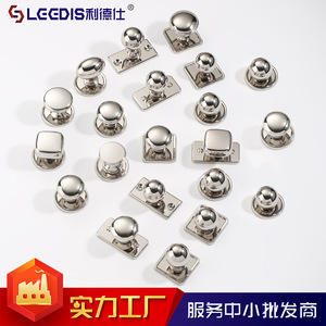 Legdis <b>Wardrobe</b> Door Handle Zinc Alloy Square Spherical Minimalist Cabinet Drawer Knob <b>Single</b> Hole Durable Furniture Hardware - Product Image 4