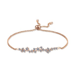 Pulsera de moissanita de plata de ley S925 para mujer, joyería de plata elegante con diseño de círculo completo para vacaciones, perfecta - Product Image 2