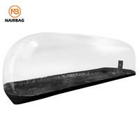 Protecteur gonflable portatif de tente de voiture Tente gonflable transparente de capsule d'air de bulle de garage de voiture d'explosion à vendre