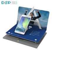 Support d'affichage en acrylique personnalisé et durable pour ordinateurs portables, téléphones mobiles et carnets, fabriqué par l'usine DSP au Vietnam.