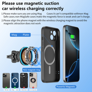 Venta caliente 15W cargador de coche inalámbrico Pad cargador inalámbrico magnético para <span class=keywords><strong>Iphone</strong></span> 17 <span class=keywords><strong>13</strong></span>/14/15/16 función Pd Mini cargador magnético - Product Image 4