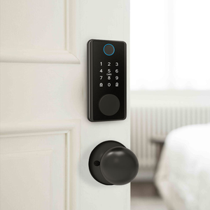Poignée de porte intelligente Life Smart avec empreinte digitale double, <span class=keywords><strong>serrure</strong></span> de porte intelligente à double empreinte digitale pour porte, <span class=keywords><strong>serrure</strong></span> de porte extérieure - Product Image 2