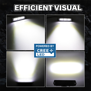 Feux de route ultra lumineux de 7,8 pouces 60W à faisceau large, montage encastré, barre <span class=keywords><strong>LED</strong></span> <span class=keywords><strong>12V</strong></span> pour tracteur, SUV, UTV, 4x4, voiture, camion - Product Image 6