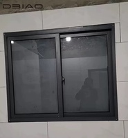Ventanas Corredizas Modernas de Aleación de Aluminio con Función Ignífuga para Uso Residencial y Hotelero, Ventanas de Ventilación Exterior