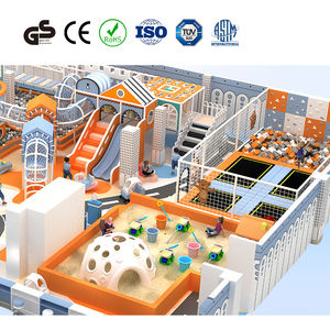 Aire de jeux intérieure multifonctionnelle Grande aire de jeux Piscine intérieure en mousse Parc de trampoline pour enfants <span class=keywords><strong>Parcours</strong></span> Ninja à vendre - Product Image 2