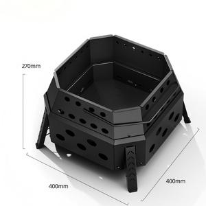 Brasero portable pliable en acier au carbone, best-seller de l'usine, capacité 2L, épaisseur 1,5 mm, pour barbecue, utilisation toutes saisons - Product Image 3