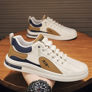 2026 Spring New Model One-Piece Casual <b>Sneaker</b> Soft-Tread Sports Trendy Stylish Versatile <b>Leather</b> Surface Casual Shoes - Product Image 2