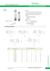 Pour UL Standard Time Delay Classe L Série Fusibles à usage général Limitation de courant Fusibles à usage général - Product Image 2