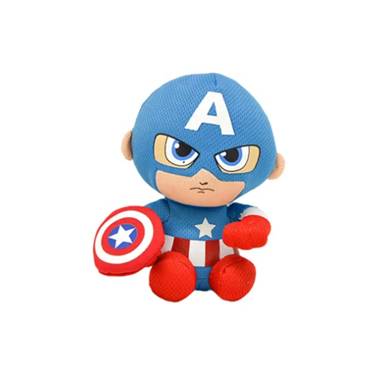 Cute Version america Captain Steve Rog Doll Baby sleep comfort Blue & Red Plush Toy Children's comfort toys Gifts