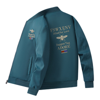 Veste bomber multicolore pour homme, printemps-automne, motif abeille brodé, col montant ample, style streetwear tendance