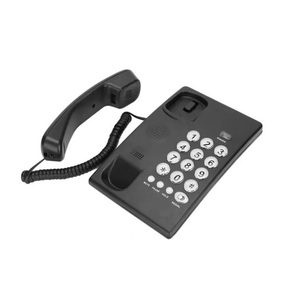 Teléfono fijo con cable y botones grandes, con función de altavoz y silenciador para uso en el hogar y la oficina - Product Image 1