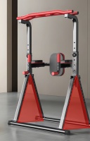 Tour de musculation pliable multifonction réglable avec barre de traction et station de dips, équipement d'entraînement de force de haute qualité en carbone