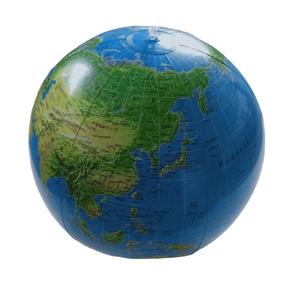 Globo terráqueo inflable de diseño creativo con temática de animales al por mayor para playa, piscina, divertidos juguetes de geografía para niños - Product Image 4