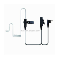 Kit d'écouteurs pour radio bidirectionnelle HXKK, tube acoustique, écouteur pour talkie-walkie, écouteur avec prise M, étanche IPX-4, câble renforcé, son clair et fort