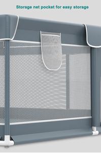 Clôture de jeu pour enfants de différentes tailles, parc pour bébé, clôture de jeu, tube en acier, fabrication OEM - Product Image 3