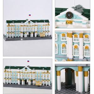 Wange Good Selling OEM Winter Palace Saint Petersburg Russia Architectural Building <b>Blocks</b> <b>Plastic</b> Construction Toy Creative - Product Image 4