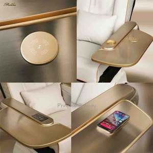 Nouvelle arrivée <span class=keywords><strong>Pronne</strong></span> luxe Nail Salon Shop Télécommande Mobile Manucure Spa Chaise Pédicure Pas de plomberie - Product Image 6