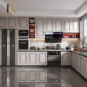 Fabbrica Prodeco direttamente lacca Design tedesco moderno armadio cucina con dispensa angolo magico per armadio da cucina - Product Image 1