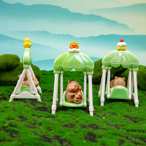 ของเล่นโยกเยกหมูน้อยยูโม คราฟท์ ร็อคกิ้งทอย บลายด์บ็อกซ์ ฟิกเกอร์ 6 ชิ้น พร้อมรุ่นลิมิเต็ด สำหรับตกแต่งโต๊ะเด็ก - Product Image 4