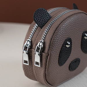 Leather Pouch Key Chains <b>Wallets</b> <b>Cute</b> Bag Charm Mini Coin Purse Keychain Leather <b>Wallet</b> Coin Panda Pouch Keychain Money Pouch - Product Image 4