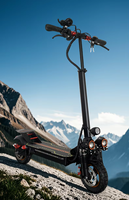 Trottinette électrique pliable 48V 10.4Ah 1200W, moteur sans balais en alliage d'aluminium, contrôle par application, autonomie 35-50km, charge 150kg, frein à disque