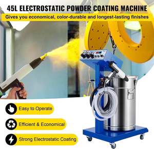 Máquina de recubrimiento en polvo electrostático <span class=keywords><strong>SMET</strong></span> 50W 45L con pintura de pistola pulverizadora Sistema de recubrimiento en polvo de 450g por minuto (50W 45L) - Product Image 6